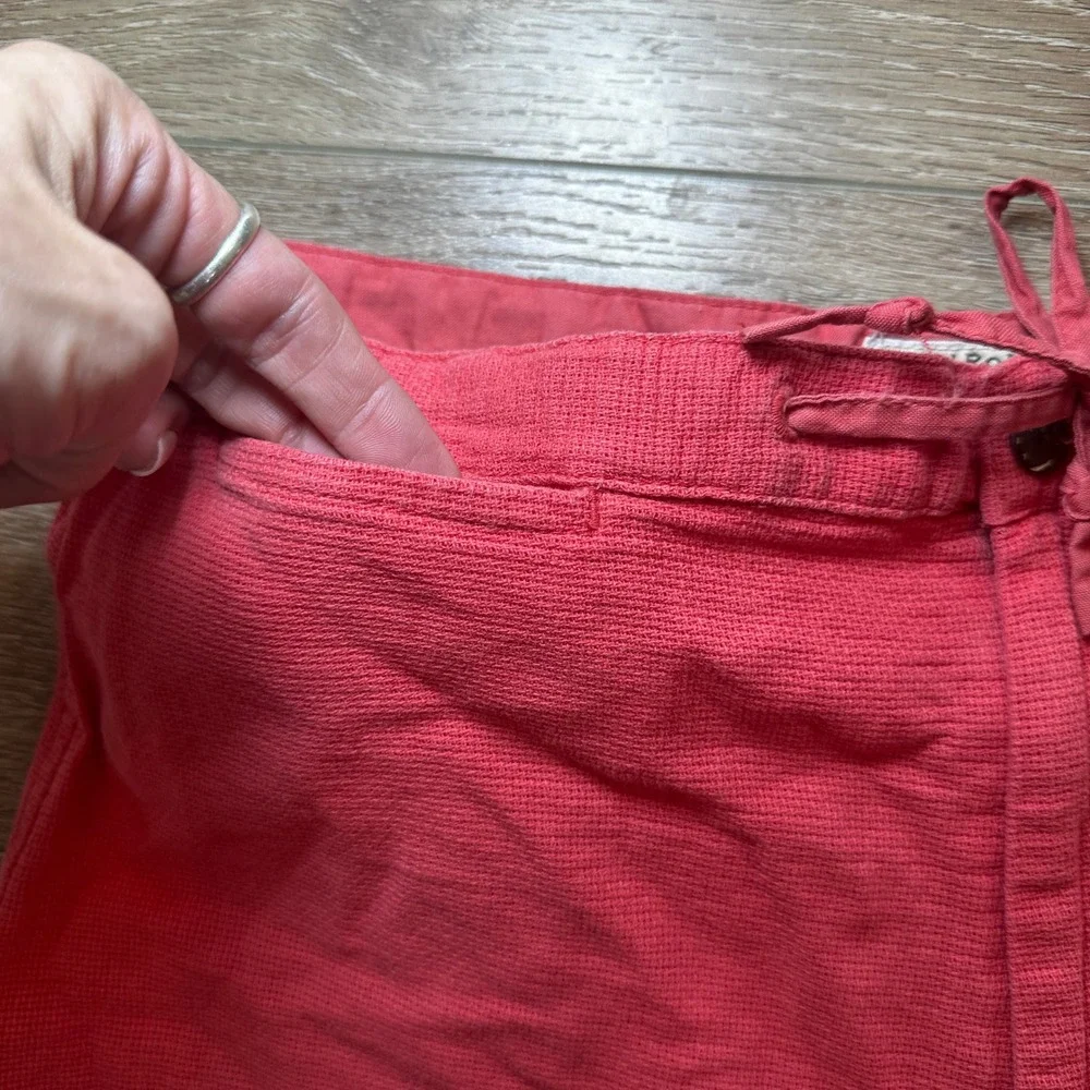 Royal Robbins Coolmesh Shorts Women Coral Pink Outdoor Hiking Cotton Size 10 NWT